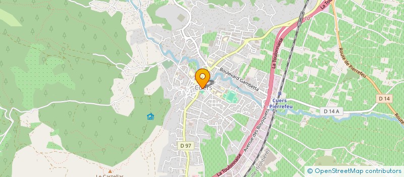 localisation de l'entreprise CLUB CYCLISTE LA CUERSOISE  CUERS