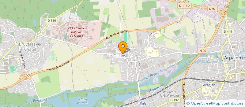 localisation de l'entreprise CLUB CYCLISTE OLLAINVILLOIS à OLLAINVILLE