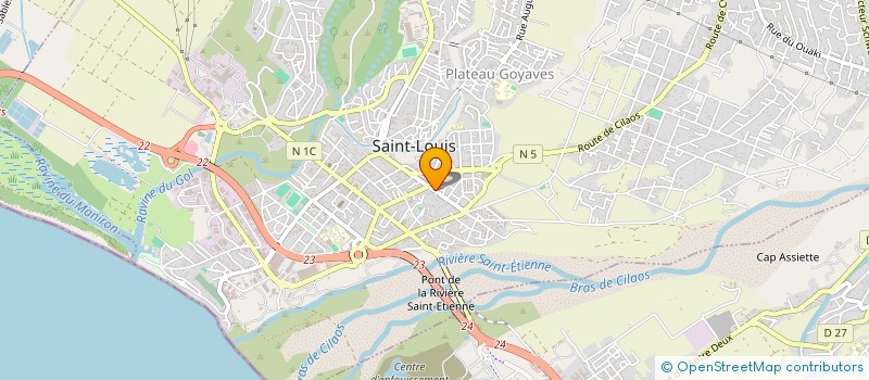 localisation de l'entreprise CLUB CYCLISTE ST LOUISIEN à SAINT-LOUIS