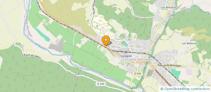 localisation de l'entreprise CLUB CYCLO LARAGNE à LARAGNE-MONTEGLIN