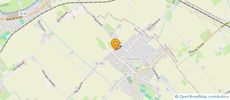 localisation de l'entreprise CLUB CYCLO/VTT DE FLEURBAIX  FLEURBAIX