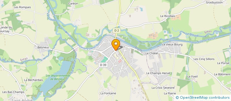localisation de l'entreprise CLUB CYCLOTOURISME EVRANNAIS à EVRAN