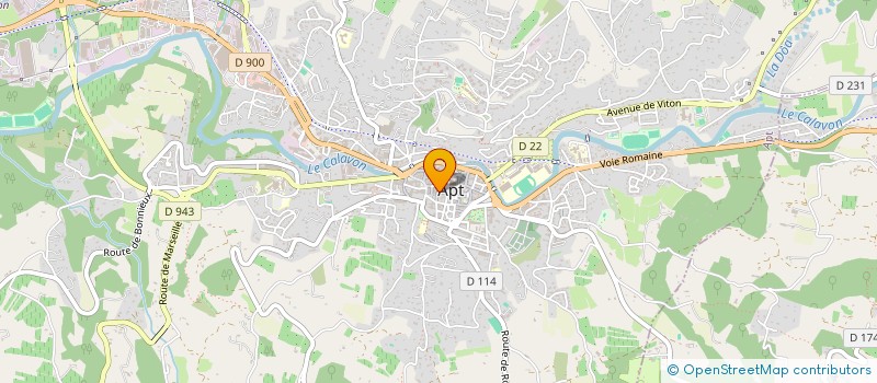 localisation de l'entreprise CLUB CYCLOTOURISTE APTESIEN  APT