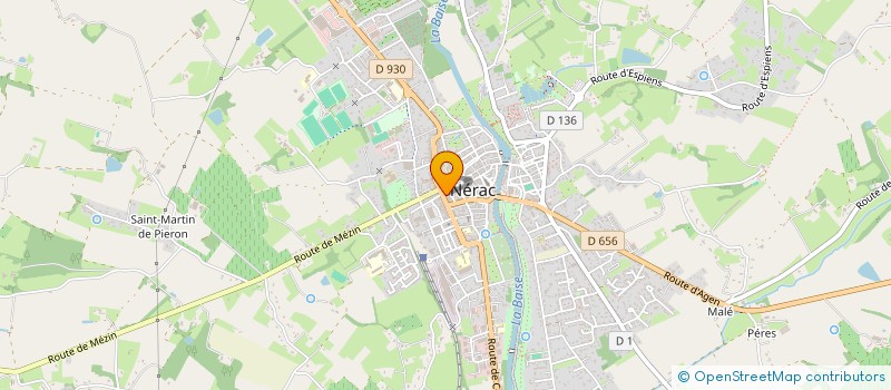 localisation de l'entreprise CLUB CYCLOTOURISTE D'ALBRET  NERAC