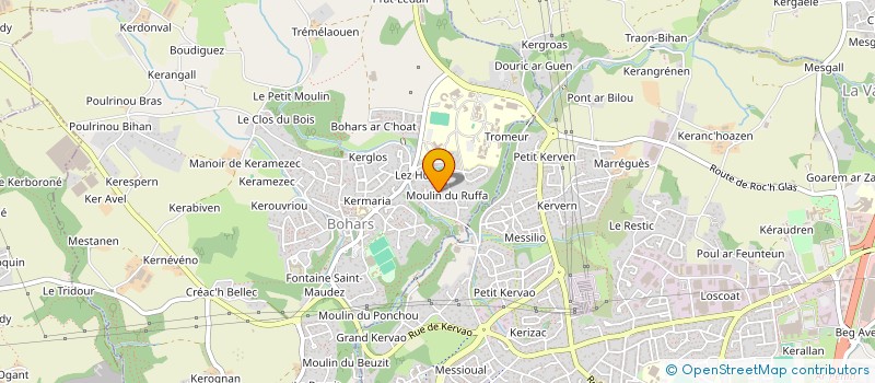 localisation de l'entreprise CLUB CYCLOTOURISTE DE BOHARS  GUILERS