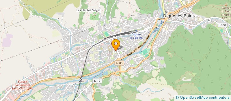 localisation de l'entreprise CLUB CYCLOTOURISTE DIGNOIS  DIGNE-LES-BAINS