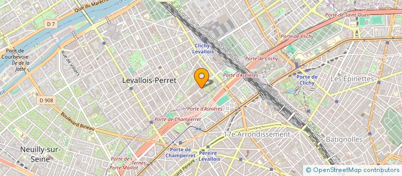 localisation de l'entreprise CLUB CYCLOTOURISTE ET RANDONNEUR 92 FINANCE à LEVALLOIS-PERRET