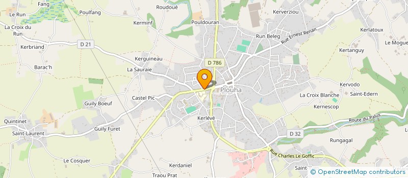 localisation de l'entreprise CLUB CYCLOTOURISTE PLOUHATIN  PLOUHA