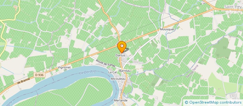 localisation de l'entreprise CLUB CYCLOTOURISTE VIGNONET  VIGNONET