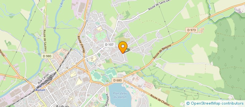 localisation de l'entreprise CLUB CYCLOTOURISTIQUE AUTUNOIS à AUTUN