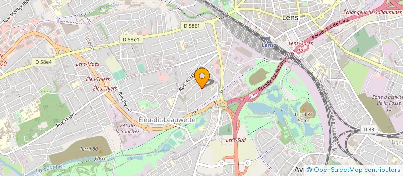 localisation de l'entreprise CLUB CYNOPHILE DE L'ARBRE DE CONDE (CCADC)  ELEU-DIT-LEAUWETTE