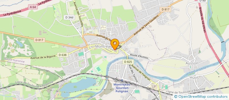 localisation de l'entreprise CLUB CYNOPHILE MONTREJEAU à MONTREJEAU