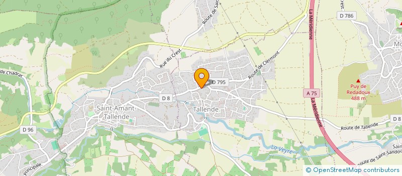 localisation de l'entreprise CLUB CYNOTECHNIQUE TALLENDAIS  TALLENDE