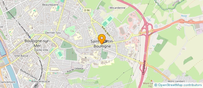 localisation de l'entreprise CLUB D ACCORDEONS DE SAINT MARTIN BOULOGNE à SAINT-MARTIN-BOULOGNE