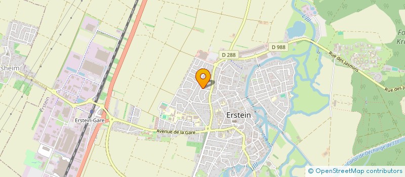 localisation de l'entreprise CLUB D'ACTIVITES DES SENIORS D'ERSTEIN  ERSTEIN