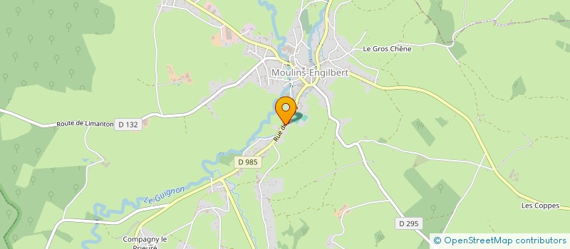localisation de l'entreprise CLUB D'ACTIVITES PHYSIQUES POUR LES SENIORS DE MOULINS ENGILBERT à MOULINS-ENGILBERT