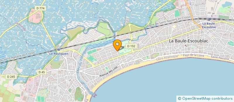 localisation de l'entreprise CLUB D ACTIVITES SUBAQUATIQUES DE LA COTE D AMOUR à LA BAULE-ESCOUBLAC