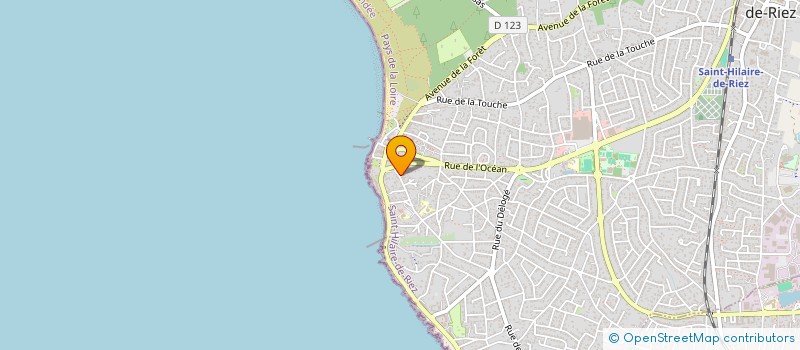 localisation de l'entreprise CLUB D'AFFAIRES ATLANTIQUE QUEBEC  SAINT-HILAIRE-DE-RIEZ