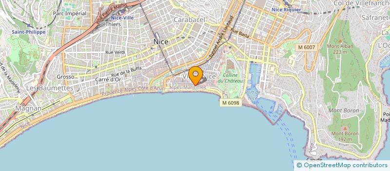 localisation de l'entreprise CLUB D'AFFAIRES FRANCO-ALLEMAND COTE D'AZUR à NICE