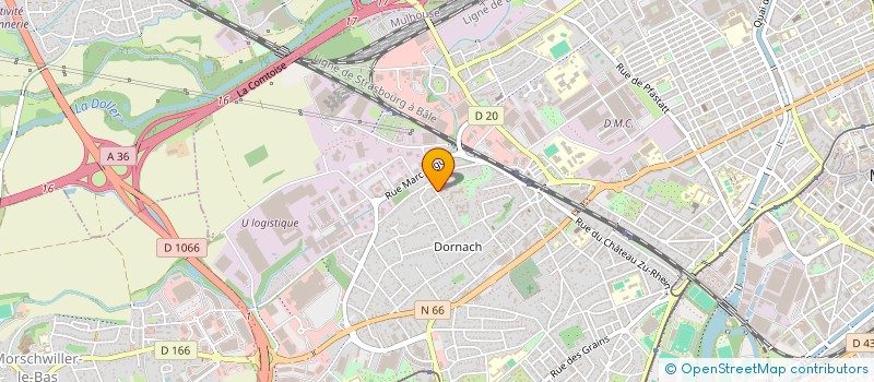localisation de l'entreprise CLUB D'AIDE PRODUC OEUVRES AUDIO VISUEL à MULHOUSE