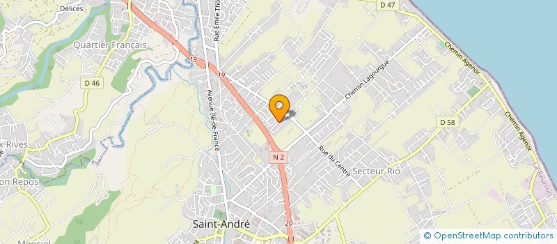 localisation de l'entreprise CLUB D'AIKIDO DE SAINT-ANDRE à SAINT-ANDRE