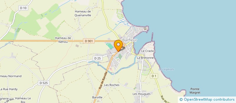 localisation de l'entreprise CLUB D AMITIE DE BARFLEUR  BARFLEUR