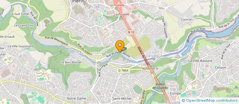 localisation de l'entreprise CLUB D'AMITIE GASTRONOMIQUE FRANCE-POLYNESIE  PLERIN