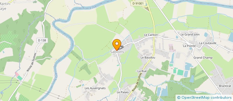 localisation de l'entreprise CLUB D'ANIMATION DE SABLONS  SABLONS