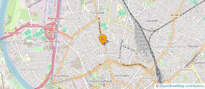 localisation de l'entreprise CLUB D ANIMATION ET D ENTRAIDE DU 3 EME AGE à TOULOUSE
