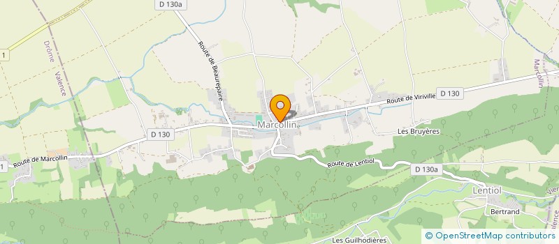 localisation de l'entreprise CLUB D'ANIMATION ET DES LOISIRS DE MARCOLLIN  MARCOLLIN