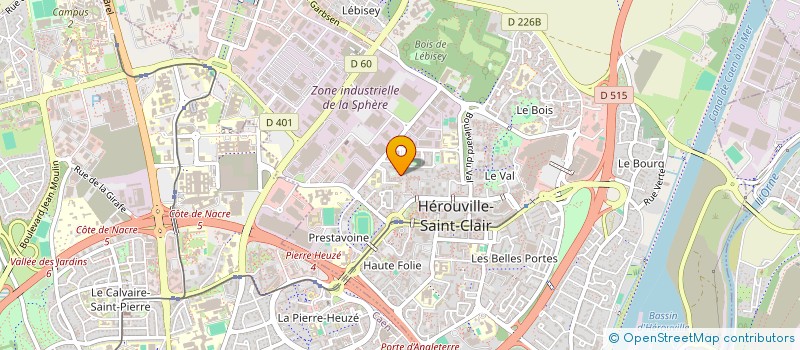 localisation de l'entreprise CLUB D'ANIMATION TECHNICO-SCIENTIFIQUE à HEROUVILLE-SAINT-CLAIR