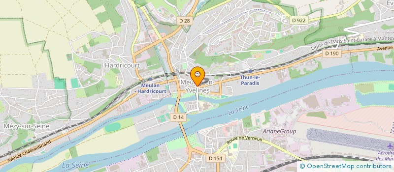 localisation de l'entreprise CLUB D'APNEE DE MEULAN EN YVELINES  MEULAN-EN-YVELINES