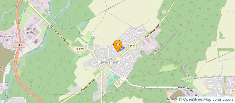 localisation de l'entreprise CLUB D ARTS MARTIAUX DE PULVERSHEIM  PULVERSHEIM