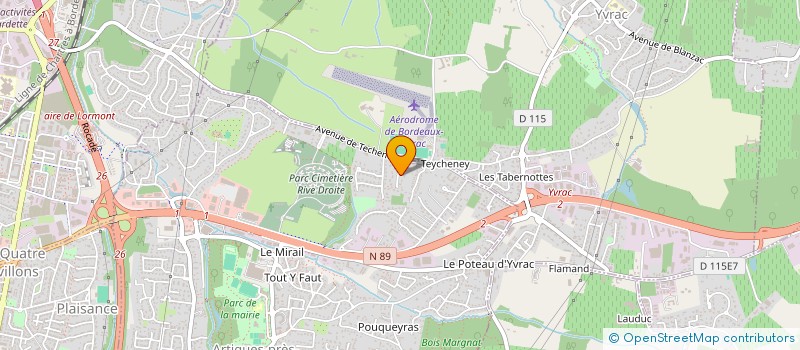 localisation de l'entreprise CLUB D'ASSISTANCE ADMINISTRATIVE SOLIDAIRE ( C2AS ) à ARTIGUES-PRES-BORDEAUX