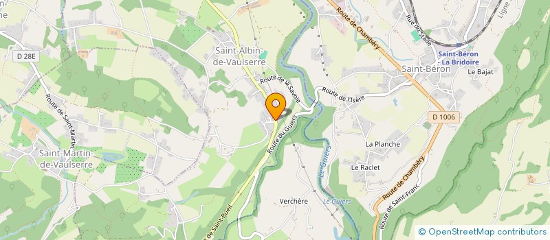 localisation de l'entreprise CLUB D ASTRONOMIE NUITS MAGIQUES  SAINT-ALBIN-DE-VAULSERRE