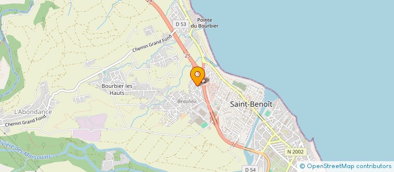 localisation de l'entreprise CLUB D'ATHLETISME ET DE LOISIRS DE SAINT-BENOIT à SAINT-BENOIT