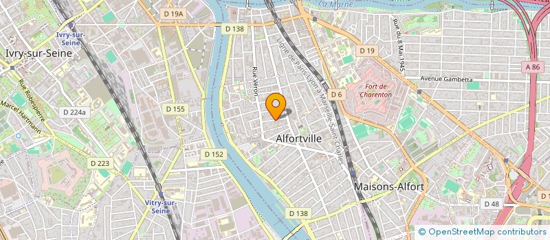 localisation de l'entreprise CLUB D'AUTOMNE DES RETRAITES ALFORTVILLAIS à ALFORTVILLE