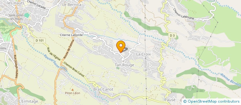 localisation de l'entreprise CLUB D'AUTOMODELISME DE L'OUEST à SAINT-PAUL