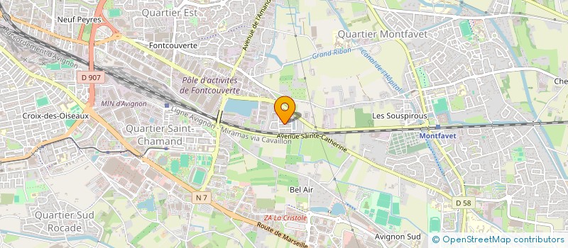 localisation de l'entreprise CLUB D'AVIGNON UNIVERSITE D'ECHECS LE PION D'AVIGNON à AVIGNON