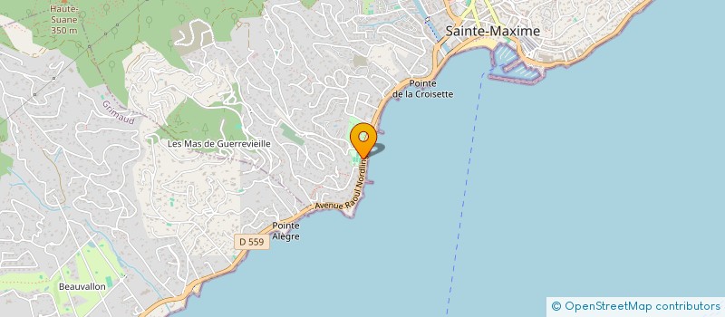 localisation de l'entreprise CLUB D'AVIRONS MAXIMOIS à SAINTE-MAXIME