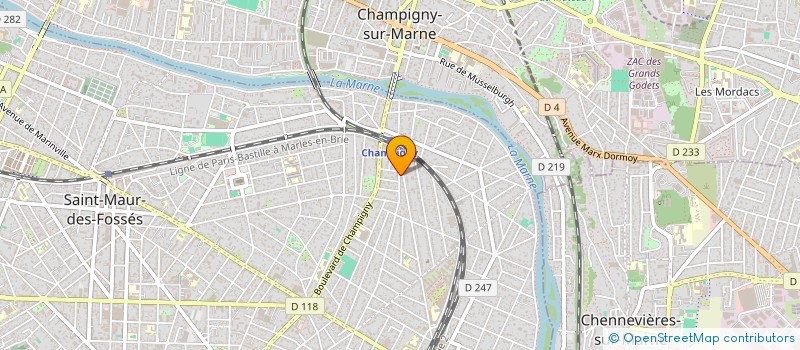 localisation de l'entreprise CLUB D'ECHECS CHAM'PIONNES LE CLUB D'ECHECS FEMINISTE EXPERIMENTAL: LE CLUB D'ECHECS DE CHAMPIGNY (OU AUTRES ENDROITS DA  SAINT-MAUR-DES-FOSSES