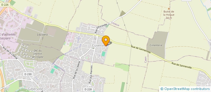 localisation de l'entreprise CLUB D'ECHECS DE CUVERVILLE  CUVERVILLE