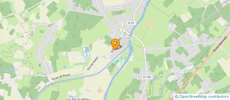 localisation de l'entreprise CLUB D ECHECS DE FILLE  FILLE SUR SARTHE