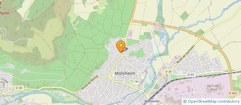 localisation de l'entreprise CLUB D ECHECS DE LA BRUCHE ERGERSHEIM MOLSHEIM  MOLSHEIM