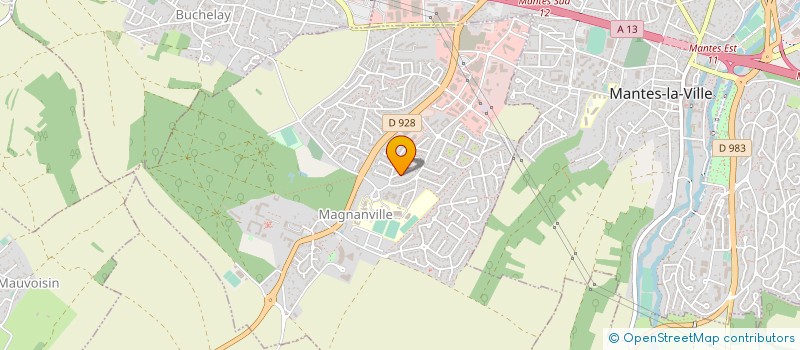 localisation de l'entreprise CLUB D'ECHECS DE MAGNANVILLE  MAGNANVILLE