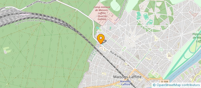 localisation de l'entreprise CLUB D ECHECS DE MAISONS LAFFITTE à MAISONS-LAFFITTE