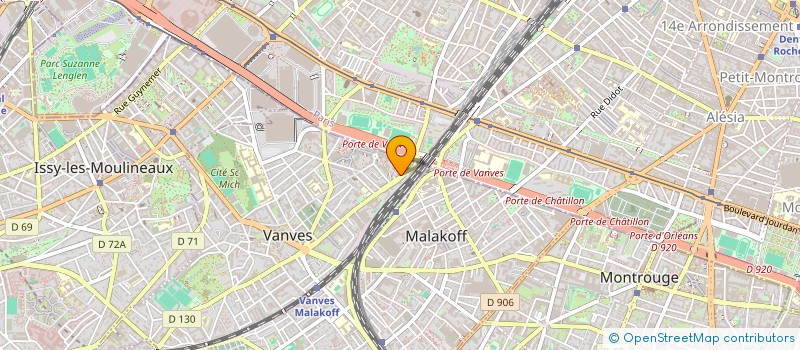 localisation de l'entreprise CLUB D'ECHECS DE VANVES à VANVES