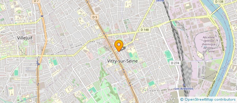 localisation de l'entreprise CLUB D'ECHECS DE VITRY SUR SEINE à VITRY-SUR-SEINE