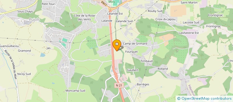 localisation de l'entreprise CLUB D'ECHECS DES QUATRE CANTONS  CANCON