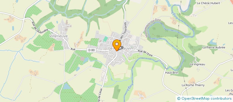 localisation de l'entreprise CLUB D'ECHECS DU FIEF-SAUVIN à MONTREVAULT-SUR-EVRE